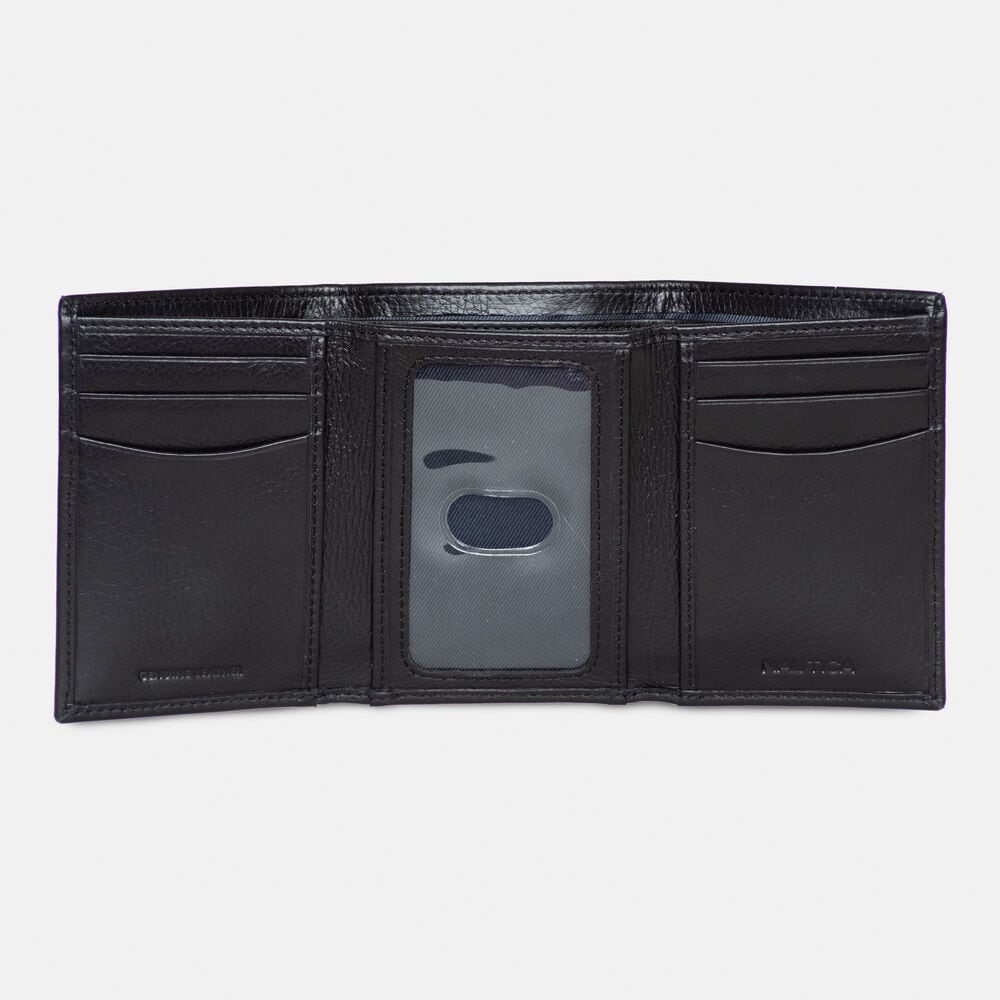 LEATHER TRIFOLD PASSCASE WALLET 2 LEATHER TRIFOLD PASSCASE WALLET