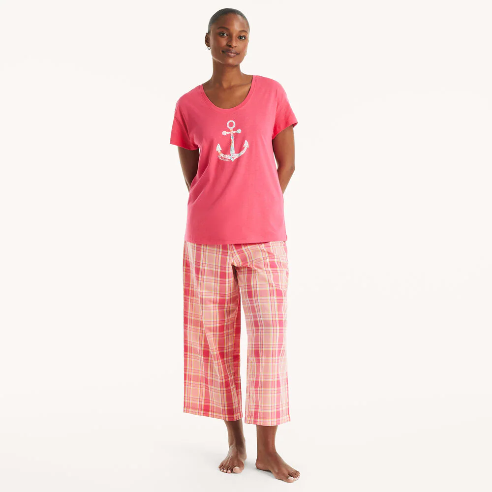 Plaid Pajama Pant Set