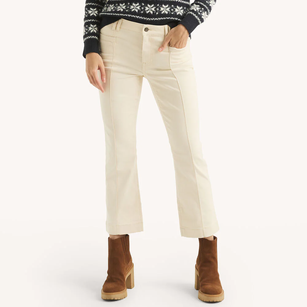 Sateen Mid-Rise Demi Bootcut Pant 1 Sateen Mid-Rise Demi Bootcut Pant
