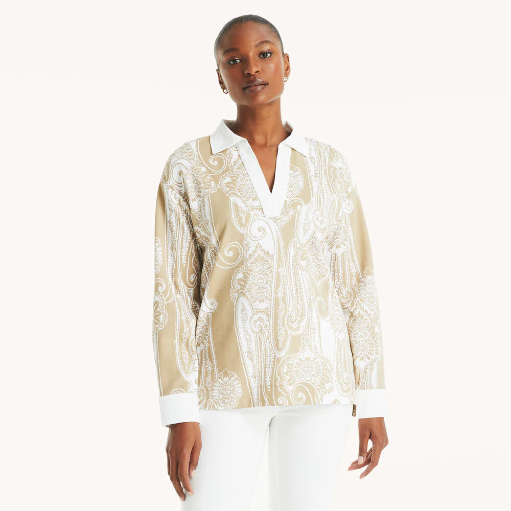 Paisley Tunic Top
