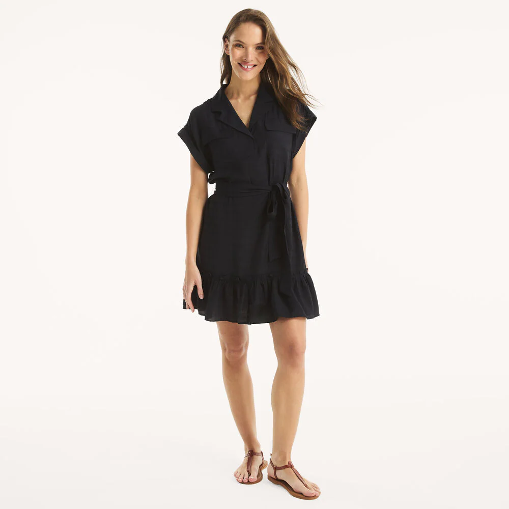 Belted Shirt Dress