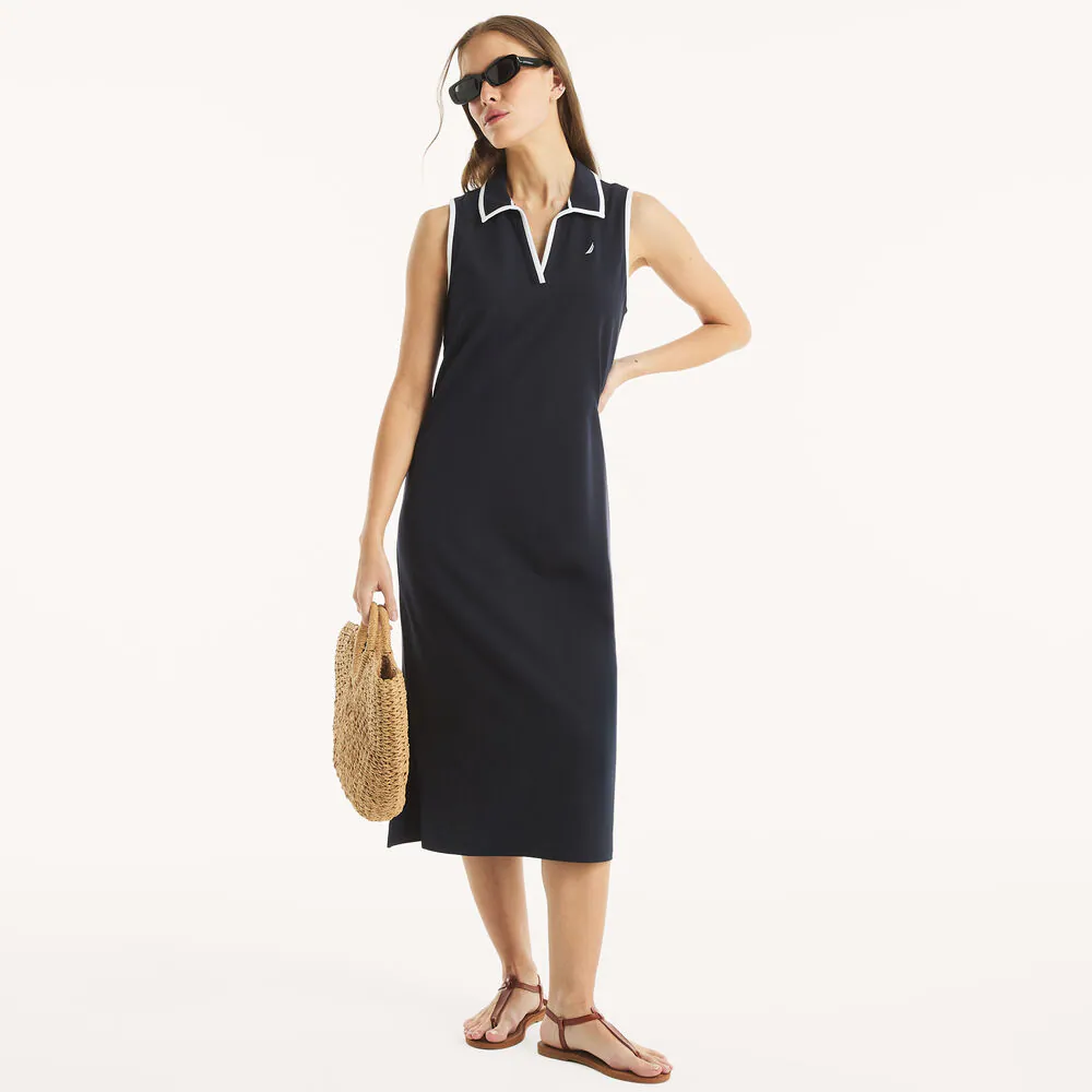 Johnny Collar Midi Dress