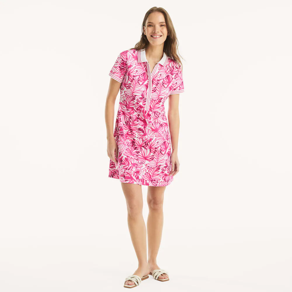 Printed Deck Polo Dress