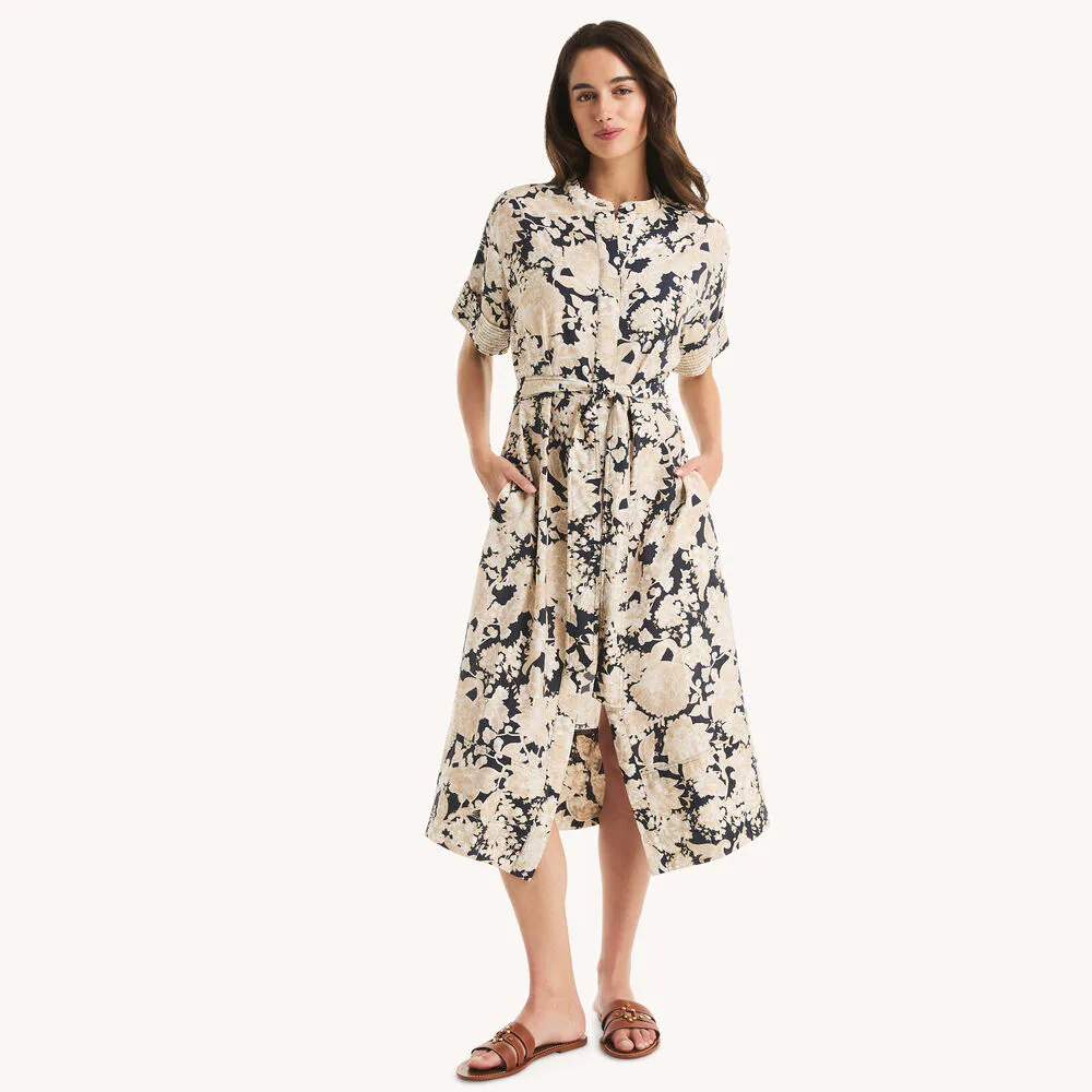 Printed Ruffle Dress
