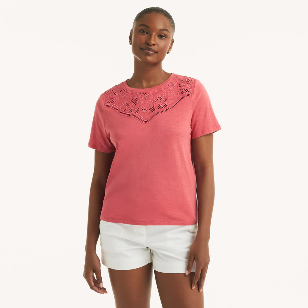 Embroidered Crewneck T-Shirt