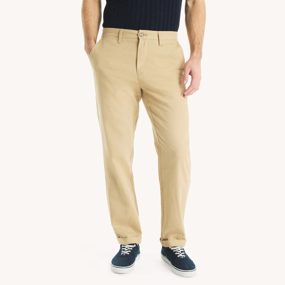 Flat-Front Linen Deck Pant 2 Flat-Front Linen Deck Pant