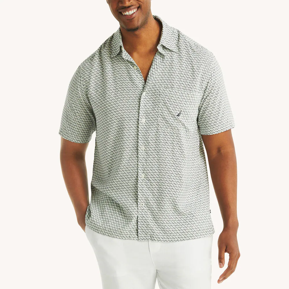 Big & Tall Printed Short-Sleeve Shirt