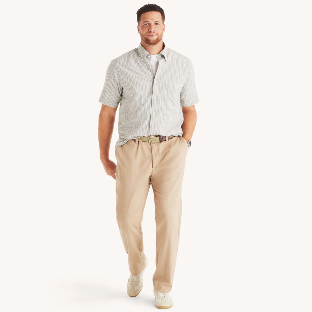 Big & Tall Striped Short-Sleeve Shirt 3 Big & Tall Striped Short-Sleeve Shirt