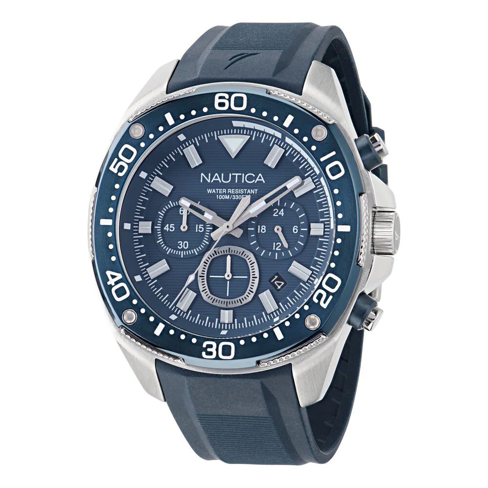 NCT Blue Sail Chronograph Silicone Watch