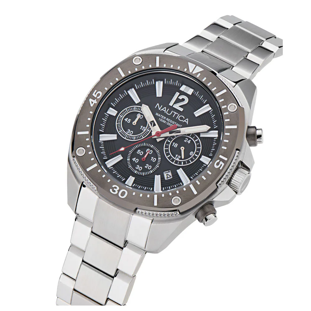 NCT Blue Sail Chronograph Stainless Steel Watch 2 NCT Blue Sail Chronograph Stainless Steel Watch