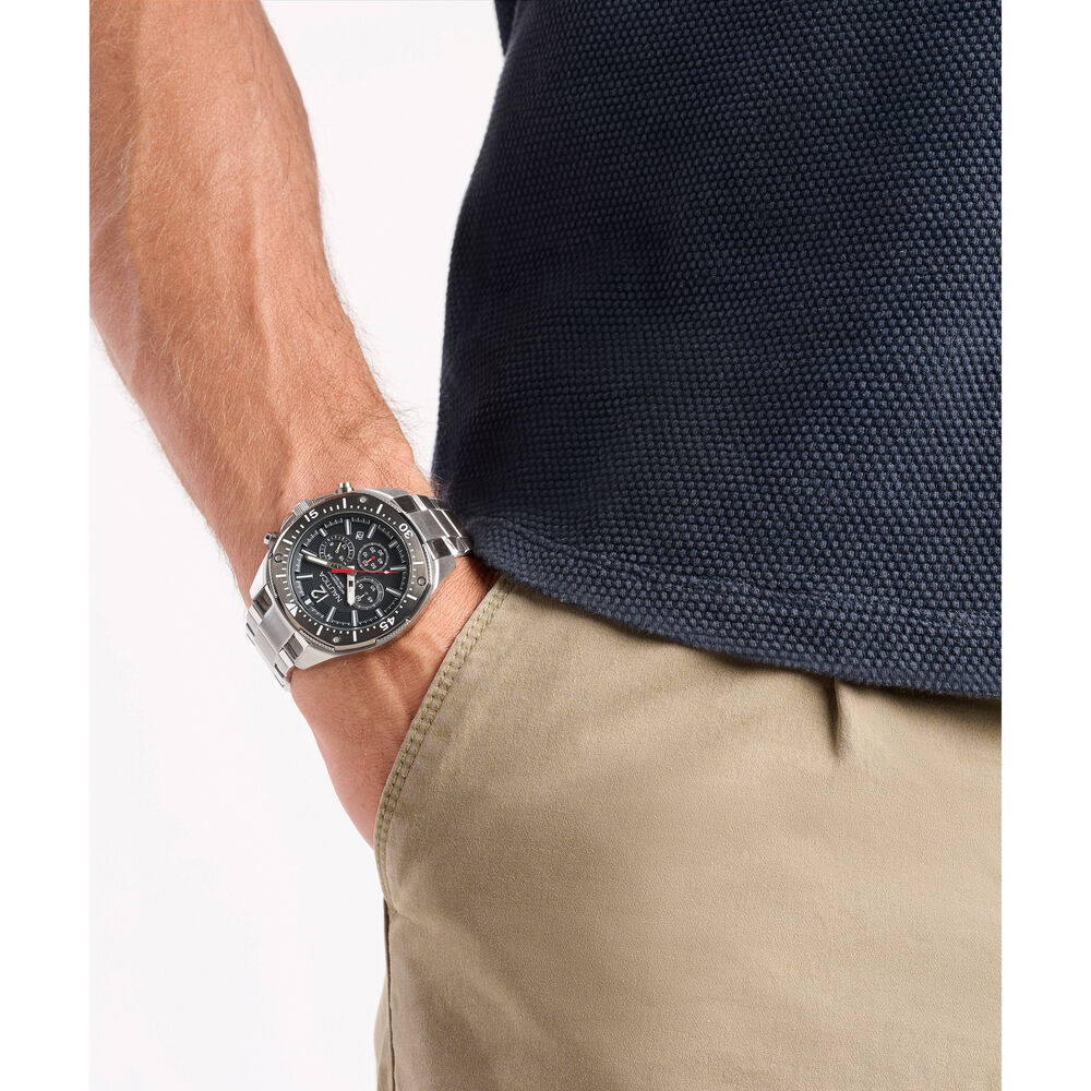 NCT Blue Sail Chronograph Stainless Steel Watch 3 NCT Blue Sail Chronograph Stainless Steel Watch