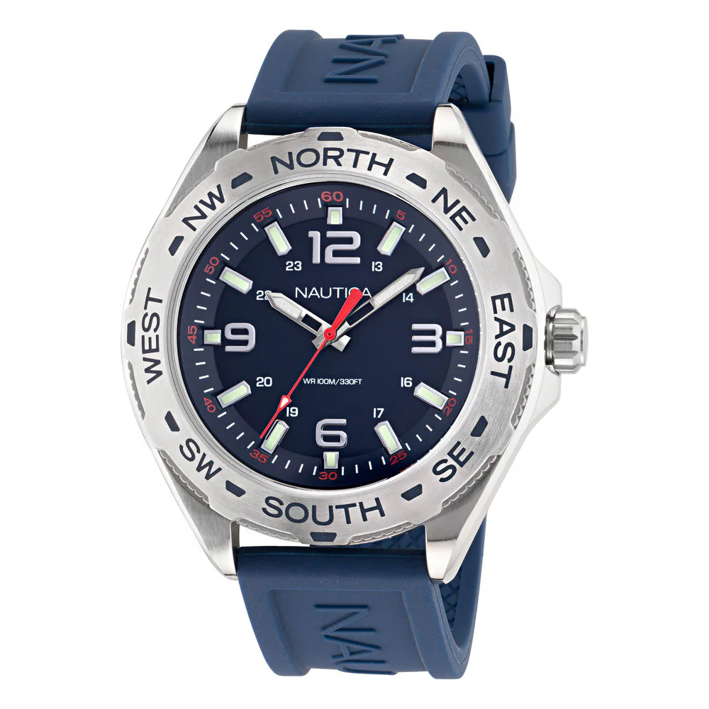 Clearwater Beach Recycled Silicone 3-Hand Watch