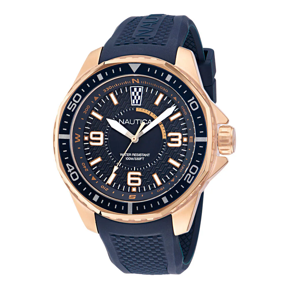 Koh May Bay 3-Hand Silicone Watch
