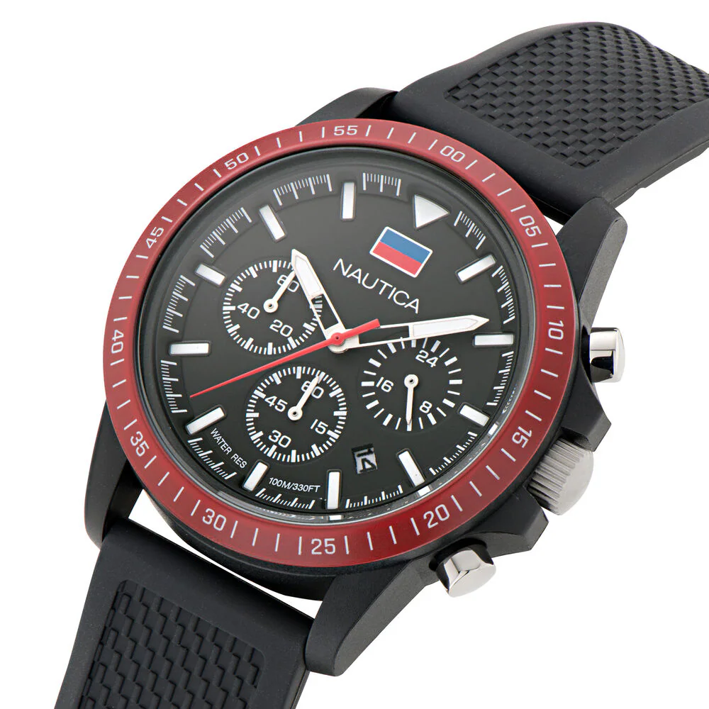 Nautica One Wheat Fiber Strap Chronograph Watch 2 Nautica One Wheat Fiber Strap Chronograph Watch