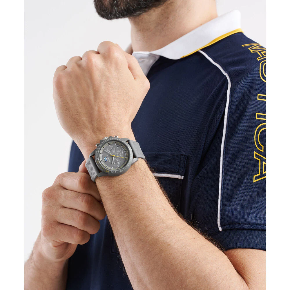 Nautica One Wheat Fiber Strap 3-Hand Watch 3 Nautica One Wheat Fiber Strap 3-Hand Watch