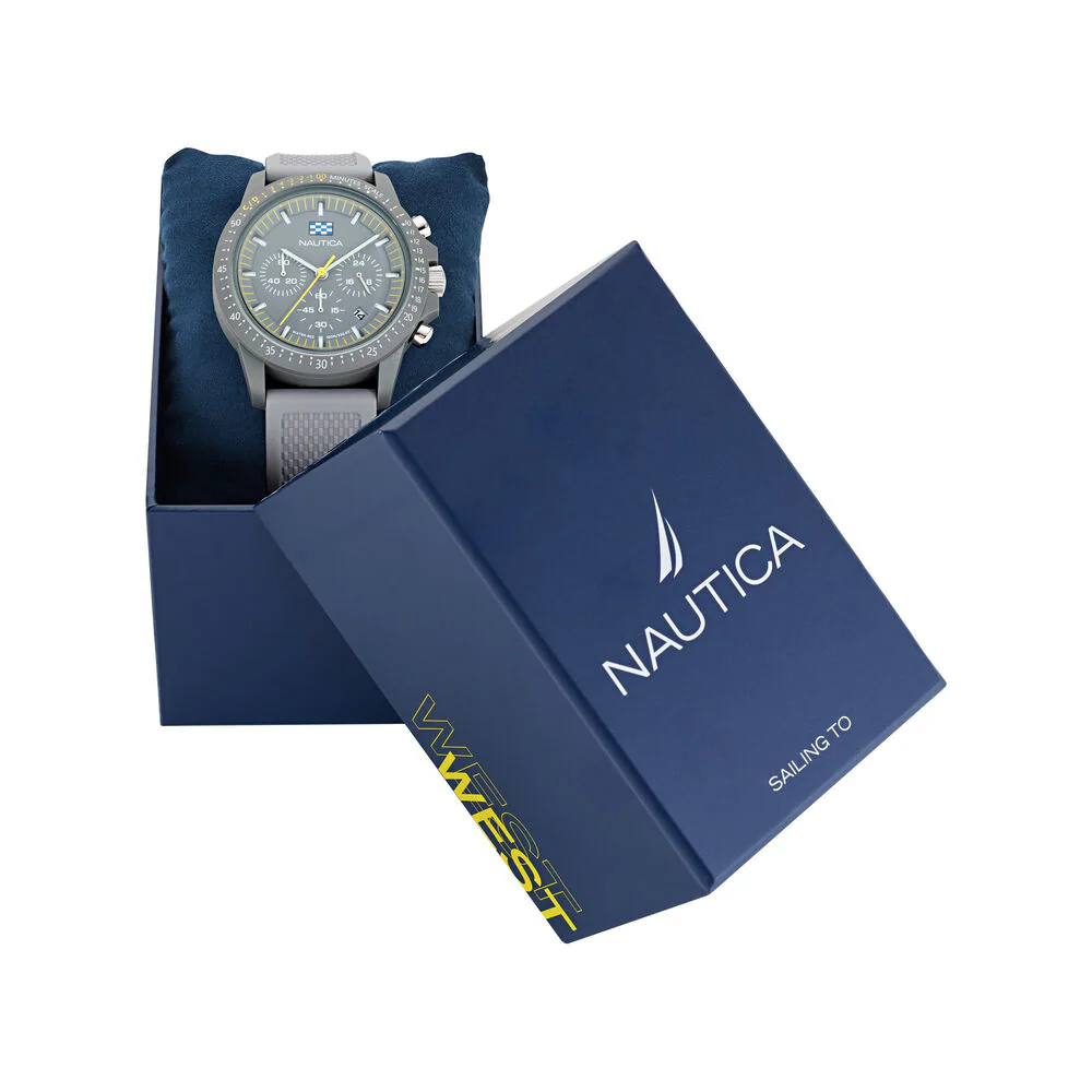 Nautica One Wheat Fiber Strap 3-Hand Watch 5 Nautica One Wheat Fiber Strap 3-Hand Watch