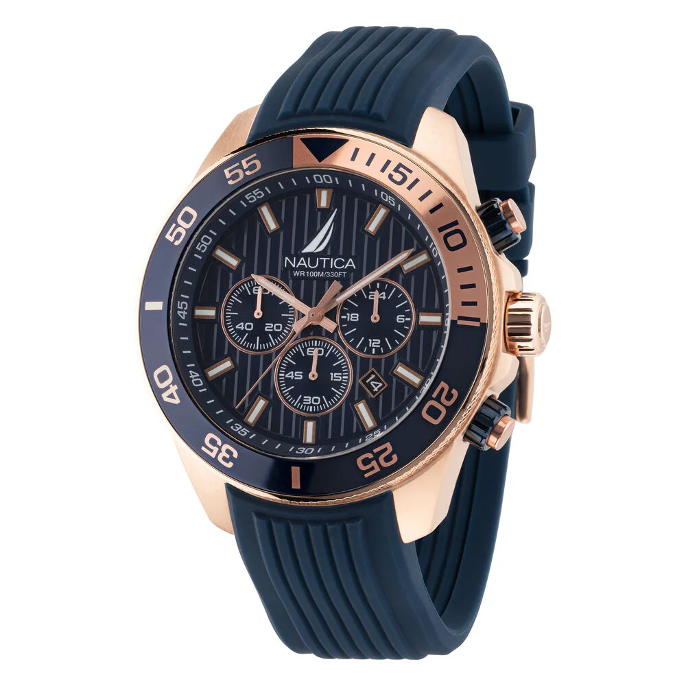 Nautica One Recycled Silicone Chronograph Watch