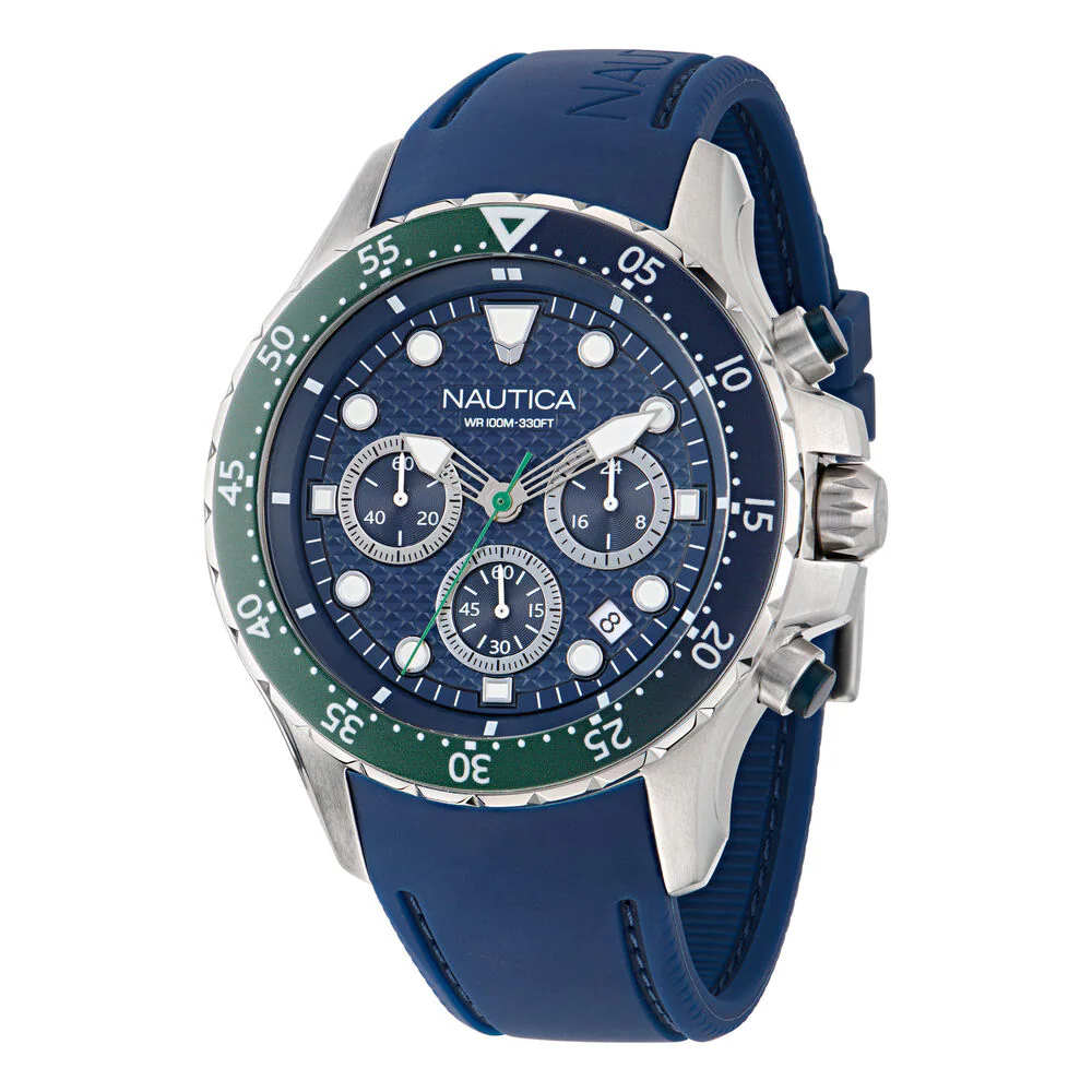 NST Chronograph Silicone Watch