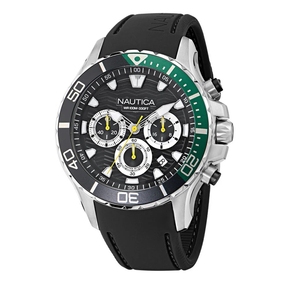 NST Chronograph Silicone Watch