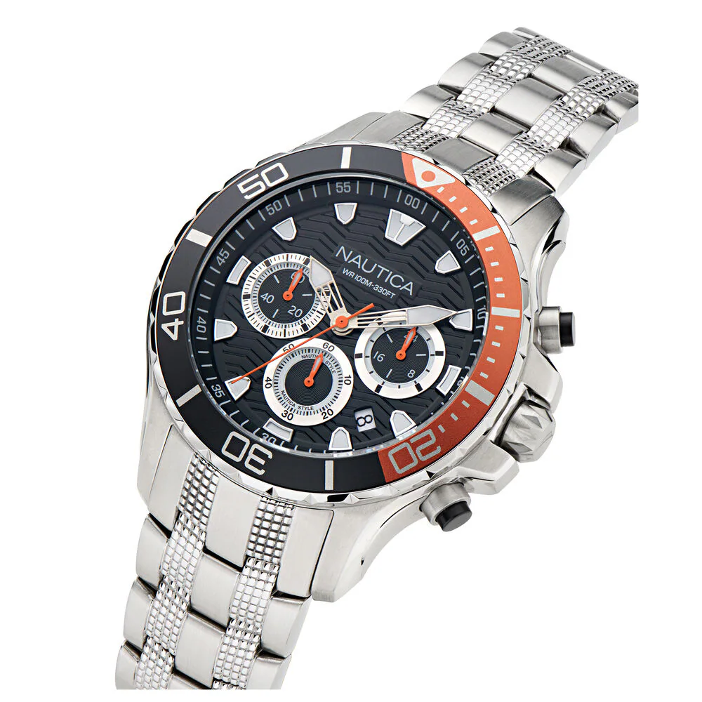 NST Chronograph Stainless Steel Watch 2 NST Chronograph Stainless Steel Watch