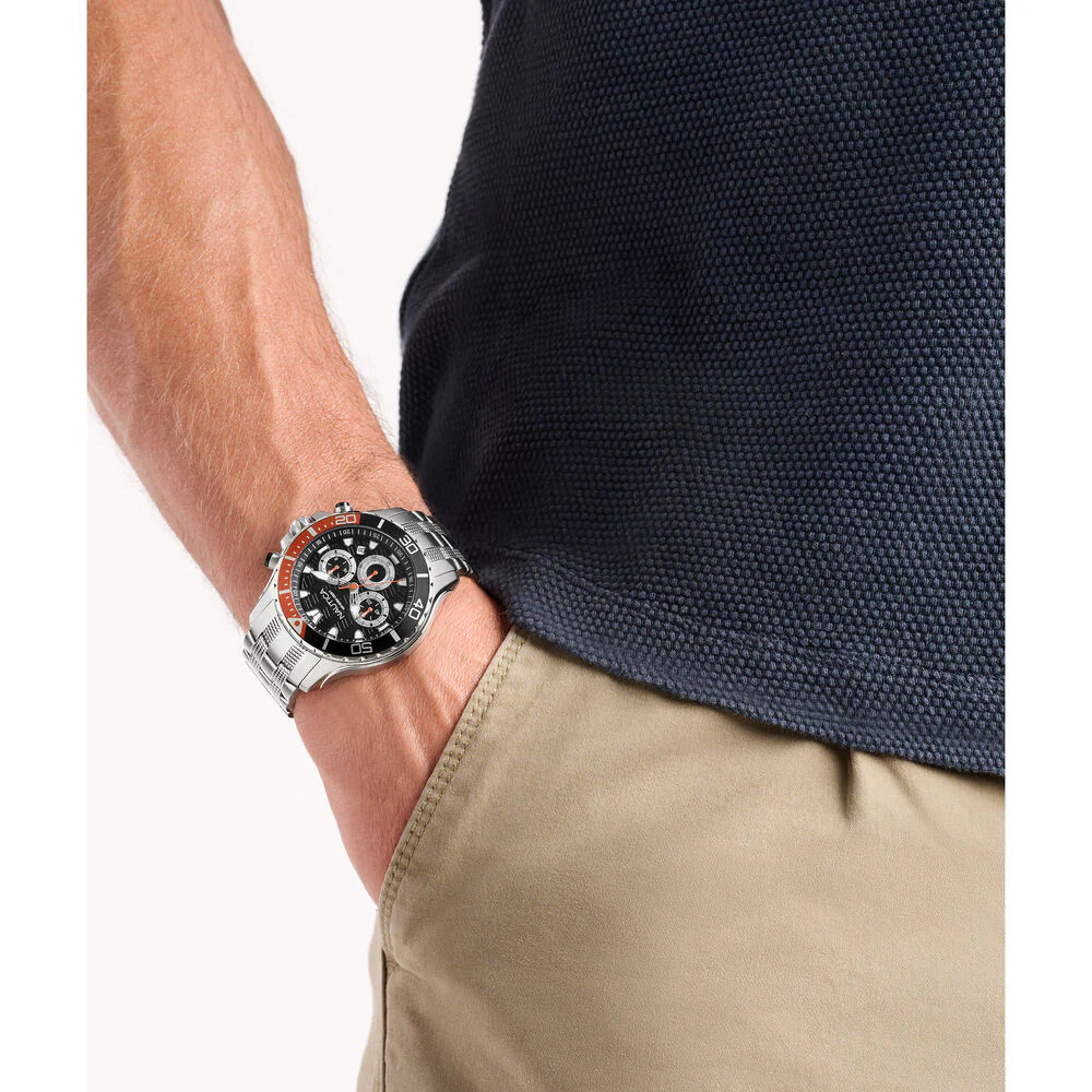 NST Chronograph Stainless Steel Watch 3 NST Chronograph Stainless Steel Watch