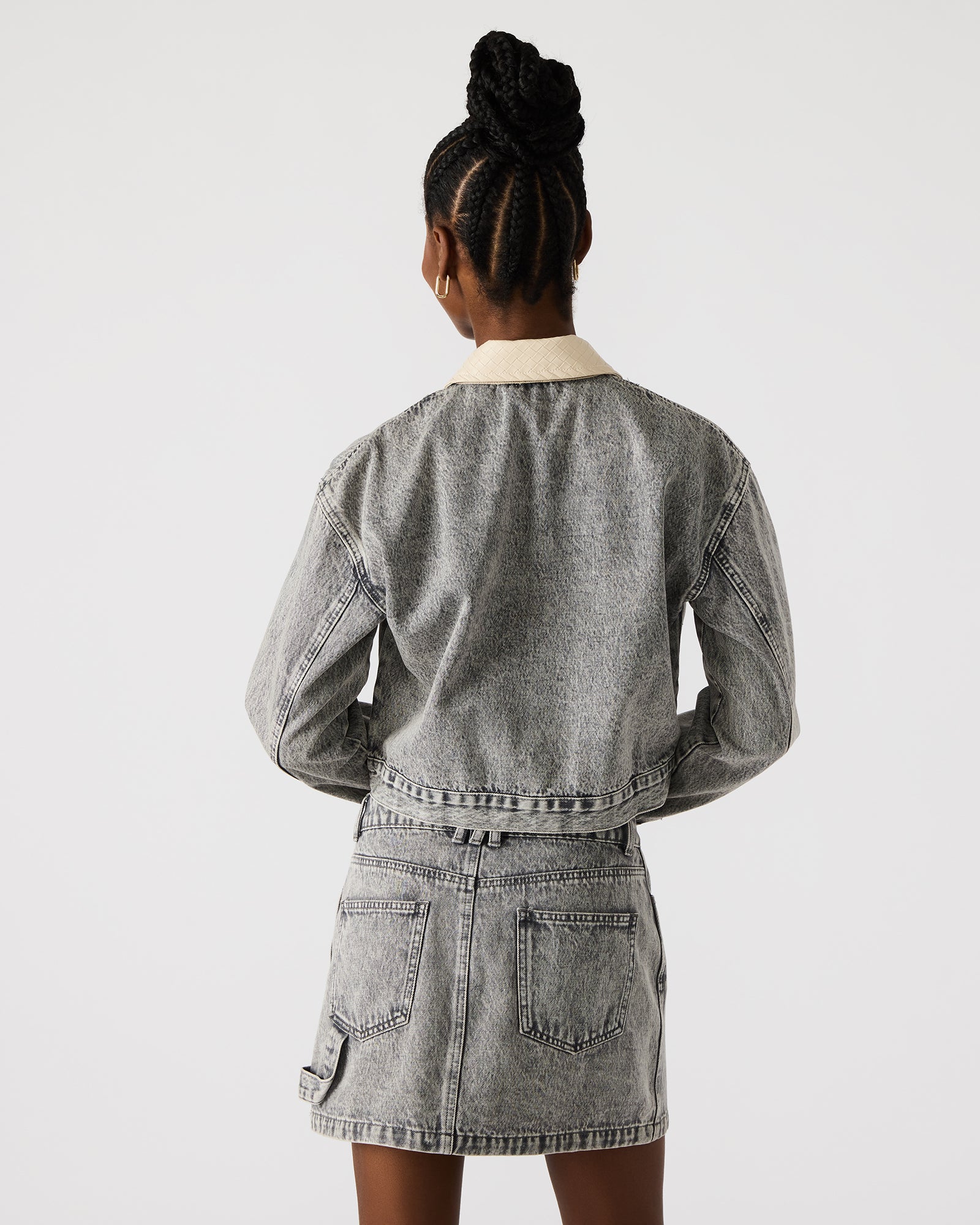 Glacia Denim Jacket Light Grey 3 Glacia Denim Jacket Light Grey