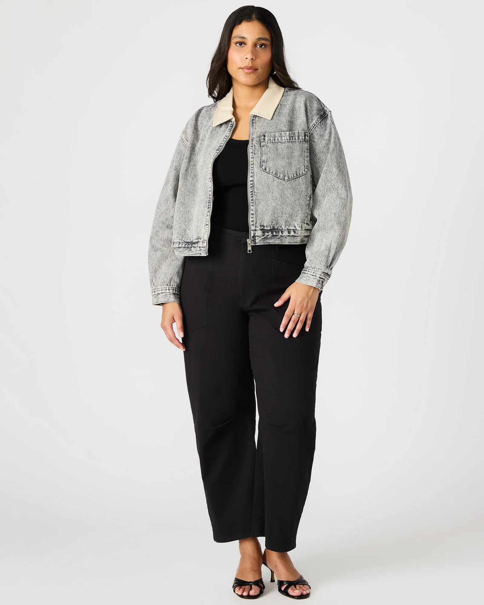Glacia Denim Jacket Light Grey 5 Glacia Denim Jacket Light Grey
