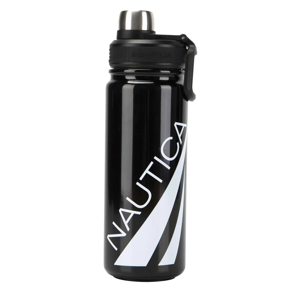 OVERSIZED LOGO DOUBLE-WALLED STAINLESS STEEL WATER BOTTLE
