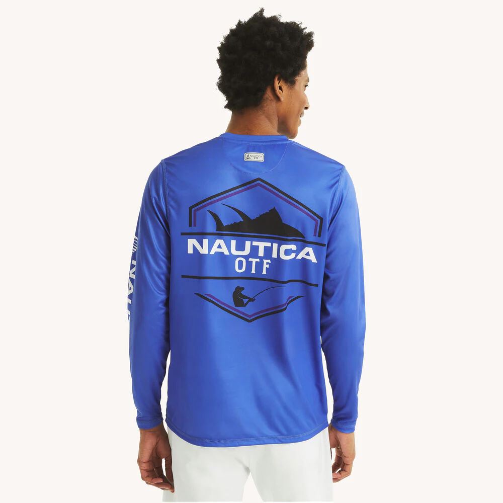 Nautica OTF Long-Sleeve UPF 50+ Shirt