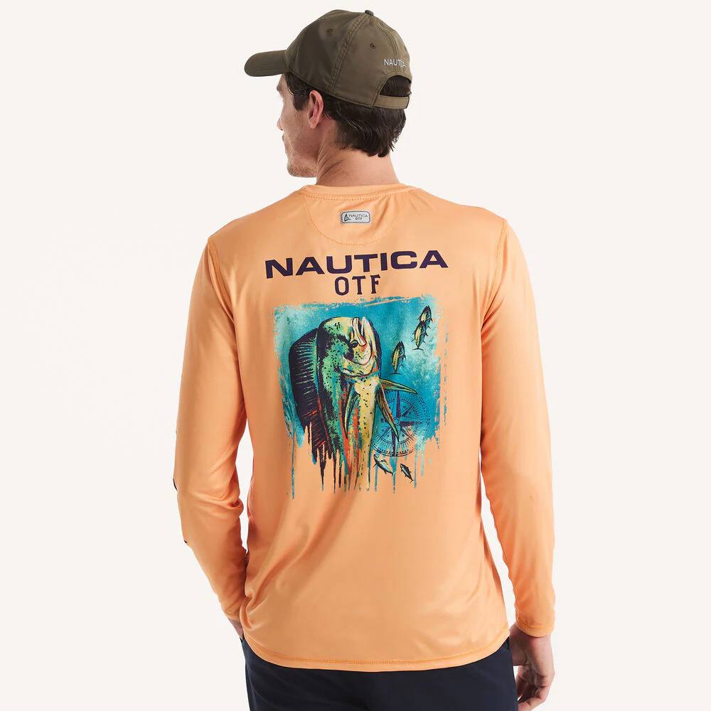 Nautica OTF Long-Sleeve UPF 50+ Shirt