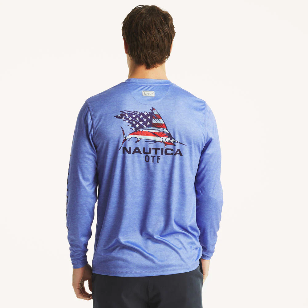 Nautica OTF Long-Sleeve UPF 50+ Shirt