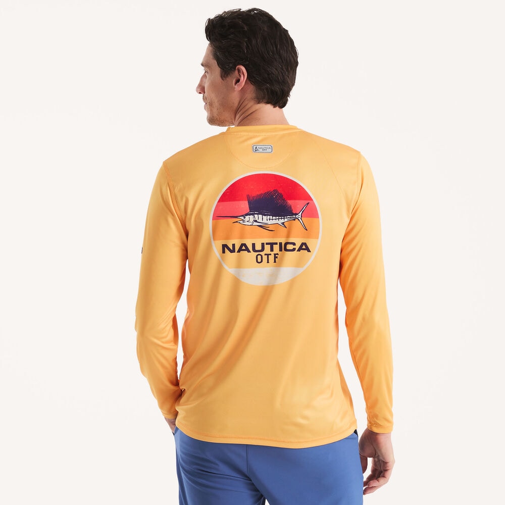 Nautica OTF Long-Sleeve UPF 50+ Shirt