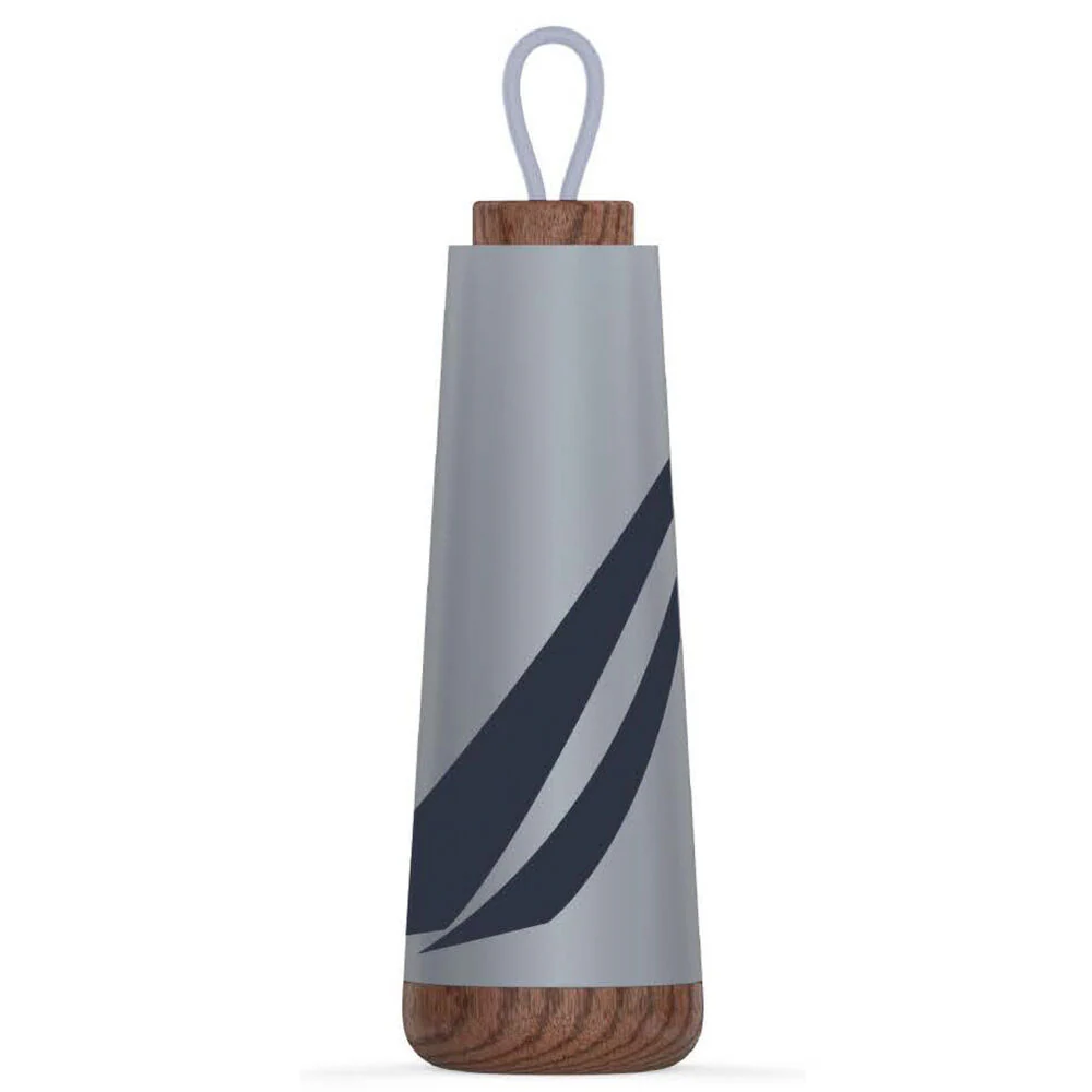 STAINLESS STEEL AND ACACIA WOOD WATER BOTTLE