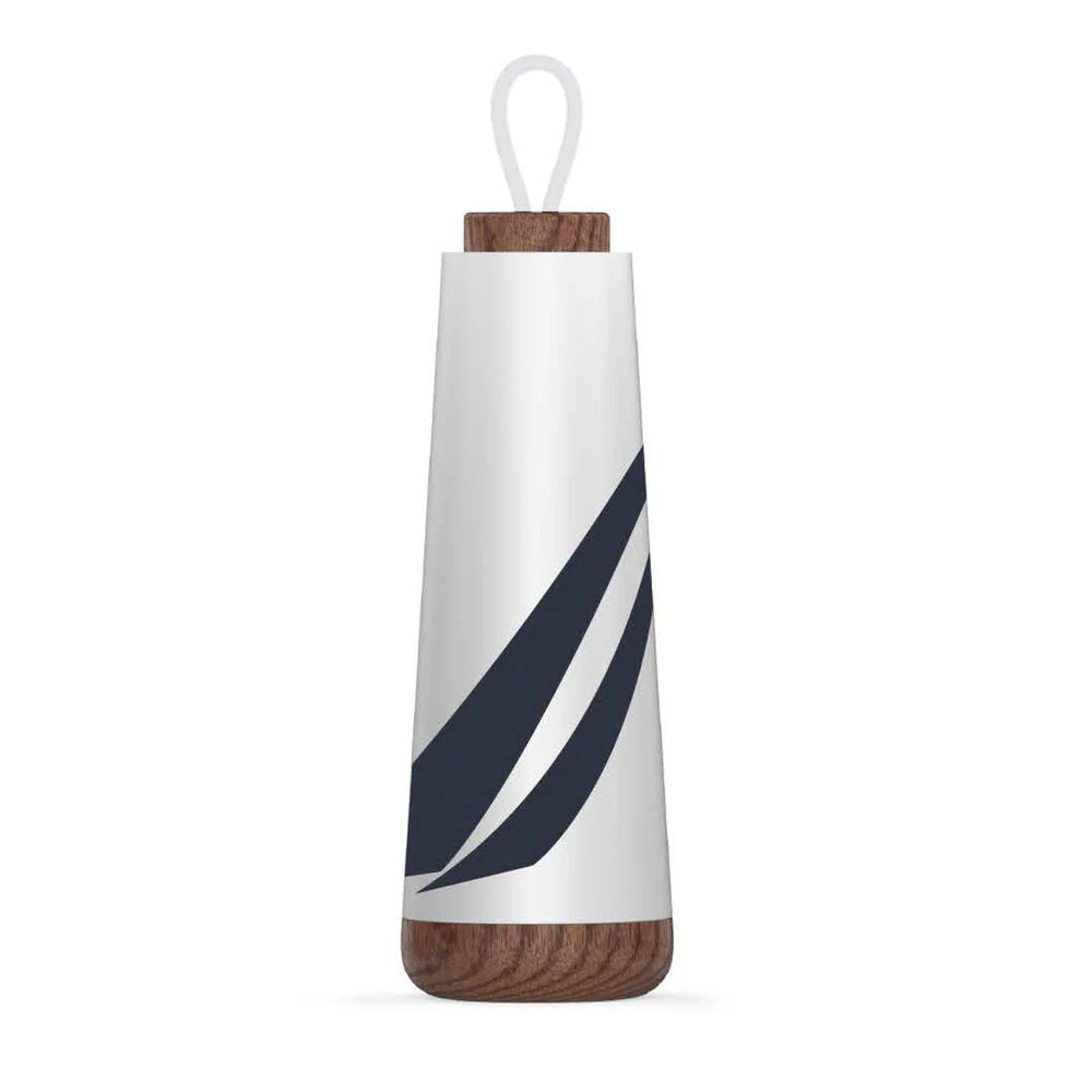 STAINLESS STEEL AND ACACIA WOOD WATER BOTTLE