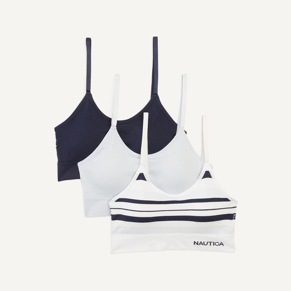 Recycled Seamless Lounge Bra, 3-Pack
