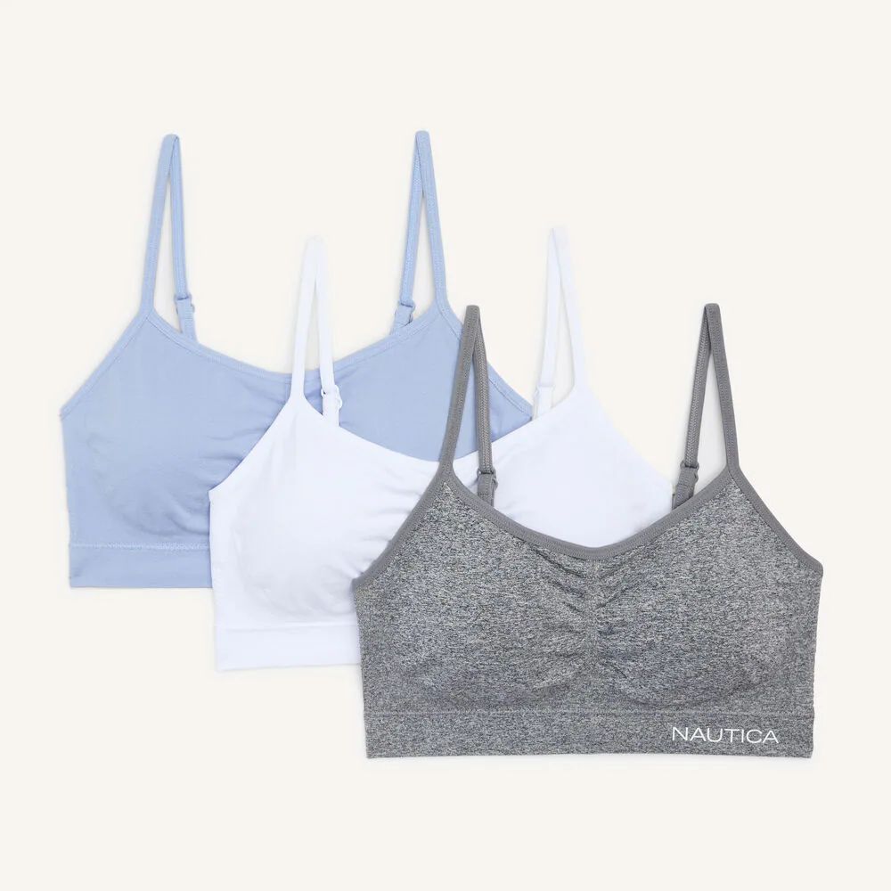 Seamless Bralette, 3-Pack