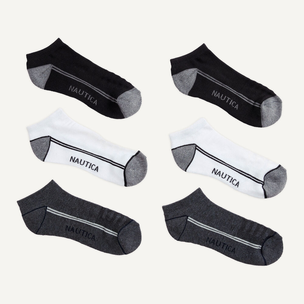 6 Pack Athletic Core Logo Sock