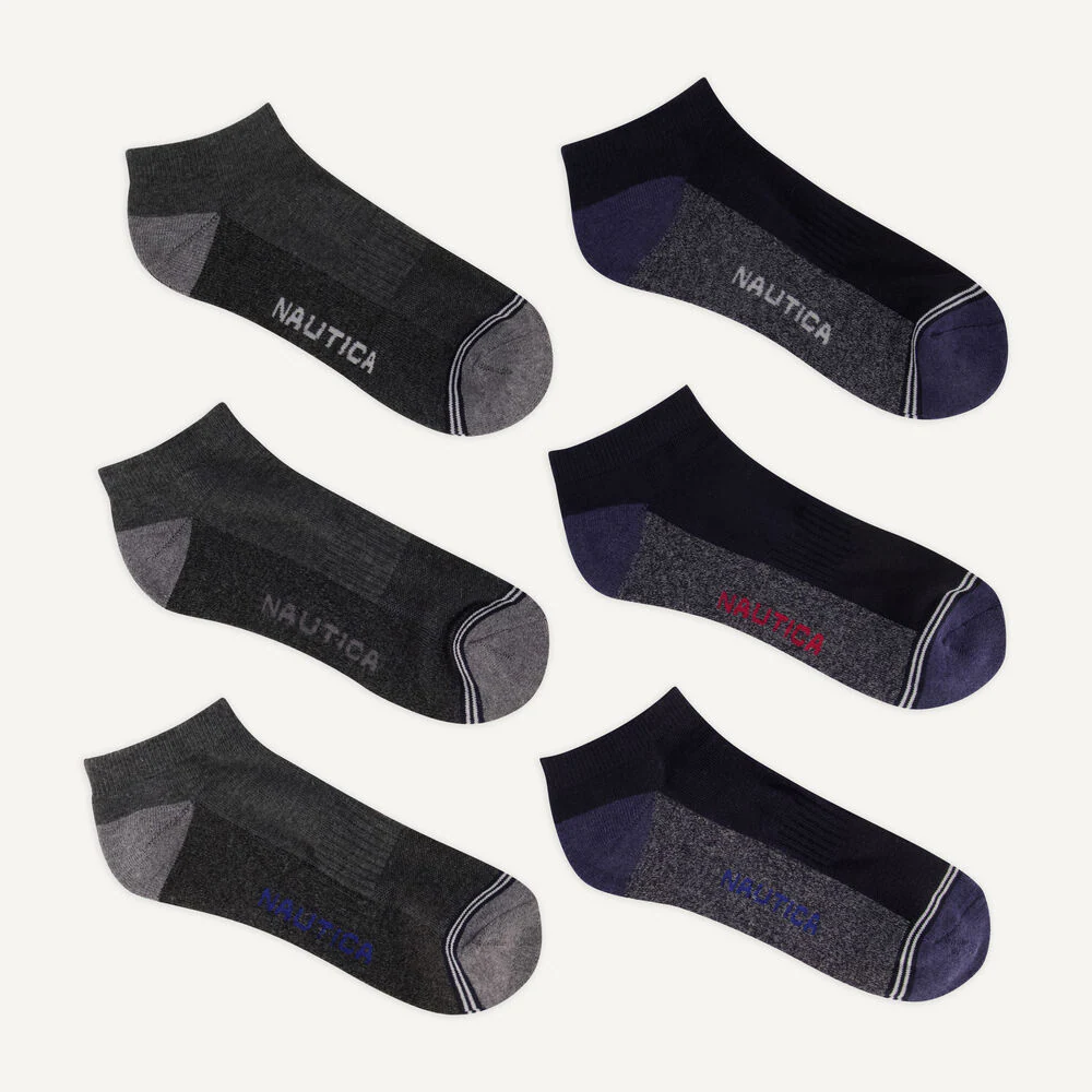 ATHLETIC LOW-CUT SOCKS, 6-PACK