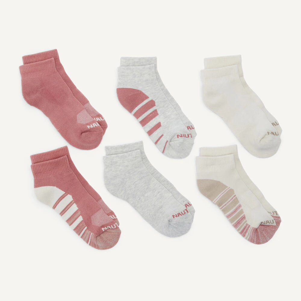 Athletic Quarter Socks, 6-Pack