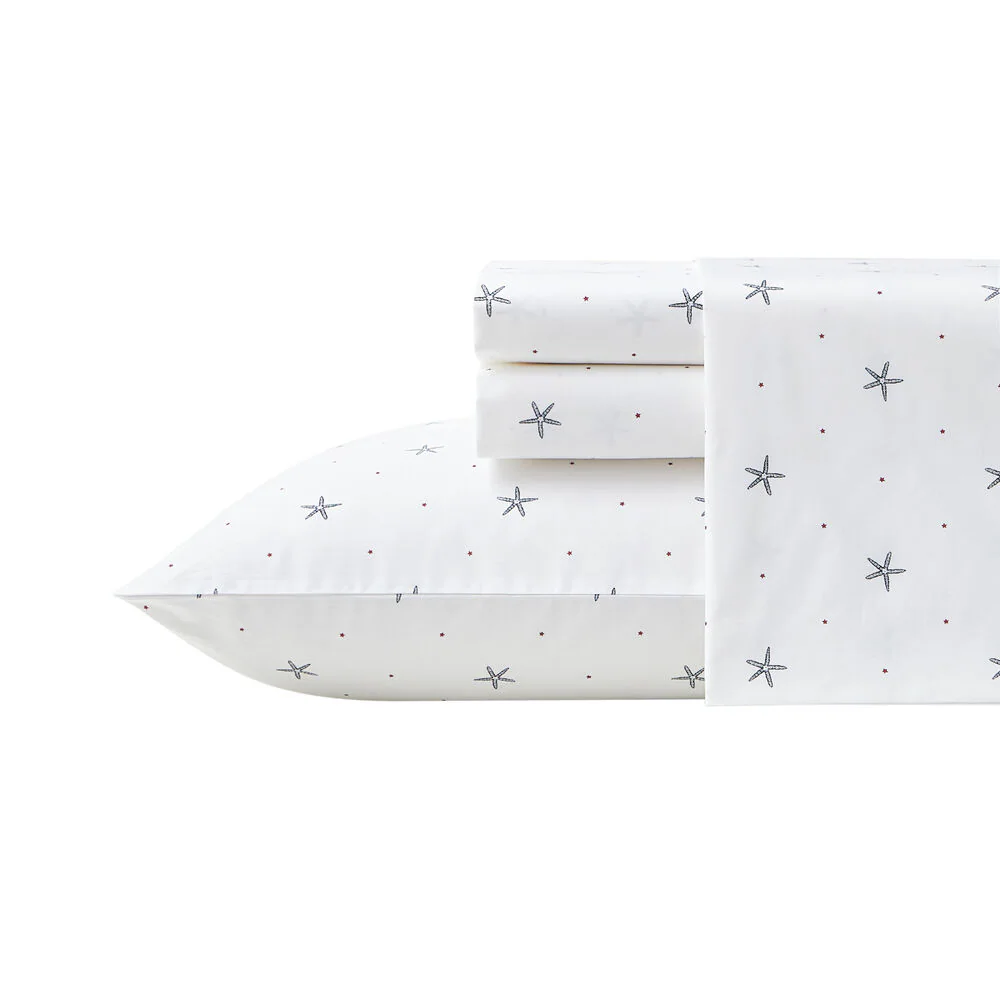 STAR SPANGLED COASTAL TWIN SHEET SET 1 STAR SPANGLED COASTAL TWIN SHEET SET