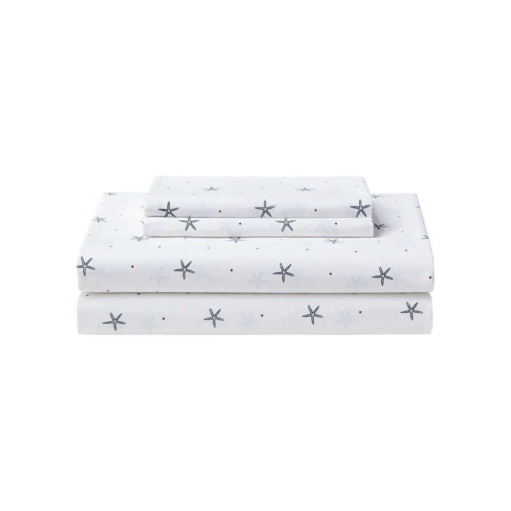 STAR SPANGLED COASTAL TWIN SHEET SET 2 STAR SPANGLED COASTAL TWIN SHEET SET