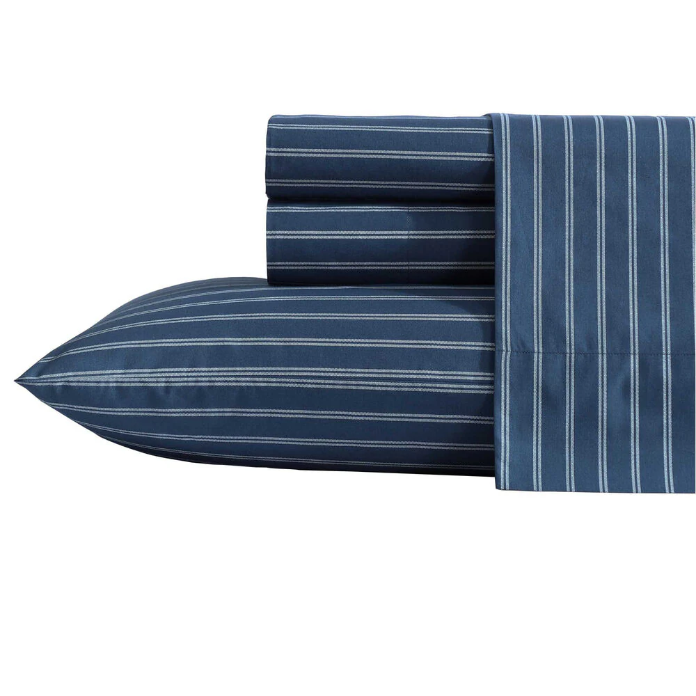 Richmond Stripe Blue Twin Xl Sheet Set 1 Richmond Stripe Blue Twin Xl Sheet Set