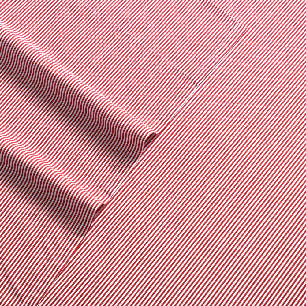 Penny Pinstripe Red Twin XL Sheet Set 4 Penny Pinstripe Red Twin XL Sheet Set