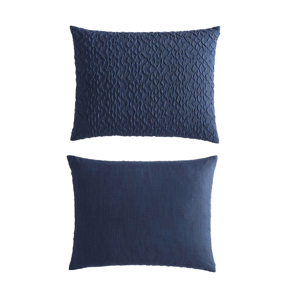 Point Harbor Navy Twin Reversible Comforter & Sham Set 5 Point Harbor Navy Twin Reversible Comforter & Sham Set