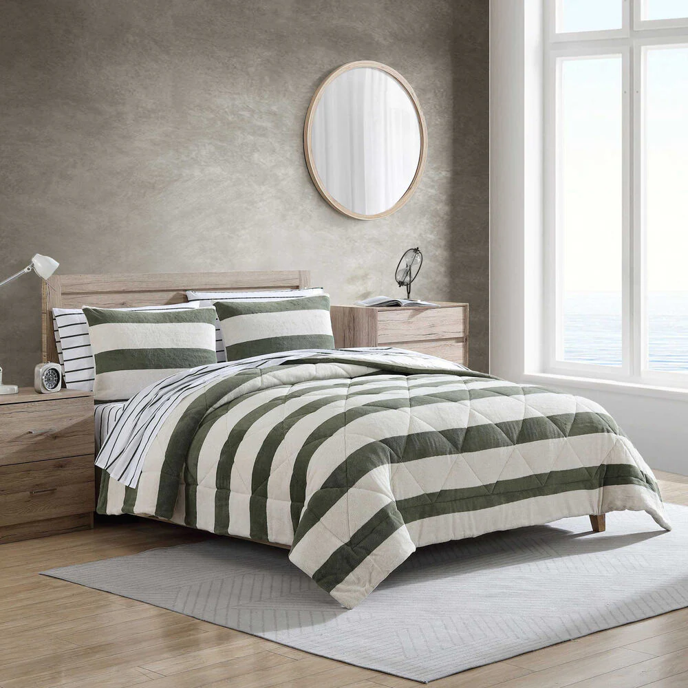 Lawndale Green Twin Comforter-Sham Set 1 Lawndale Green Twin Comforter-Sham Set