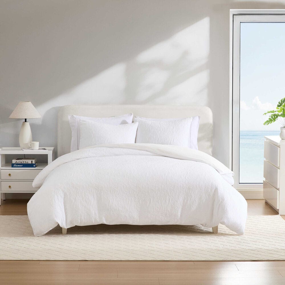 Seaside Floral White Twin Comforter-Sham Set 2 Seaside Floral White Twin Comforter-Sham Set