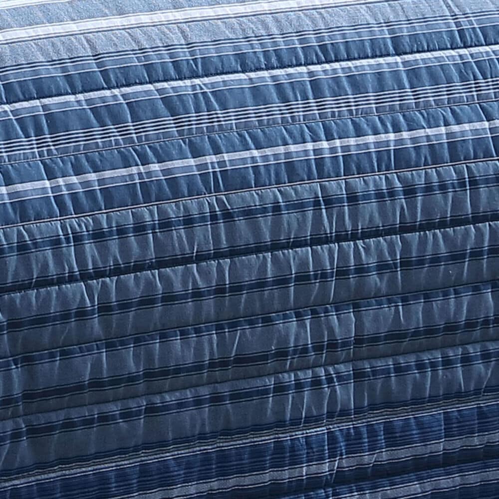 COVESIDE BLUE FULL/QUEEN QUILT-SHAM SET 5 COVESIDE BLUE FULL/QUEEN QUILT-SHAM SET