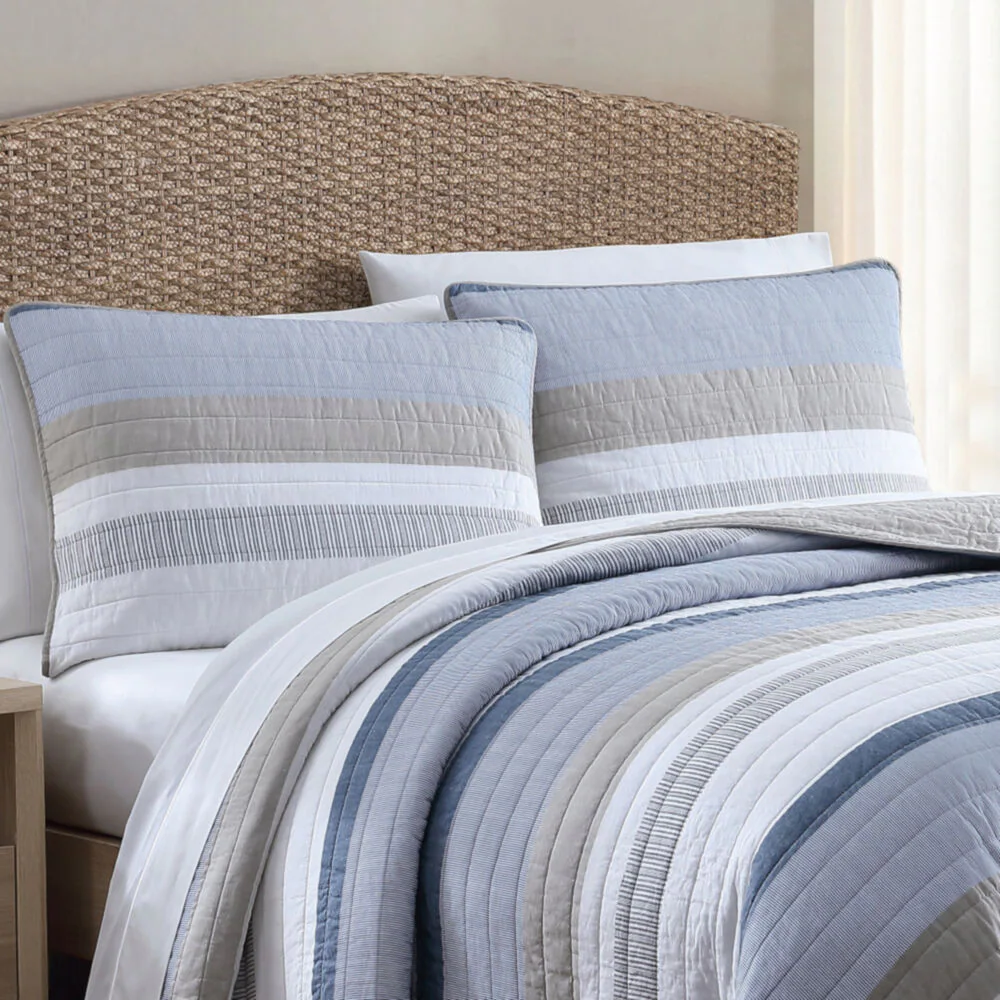 GALEWOOD BEIGE KING QUILT-SHAM SET