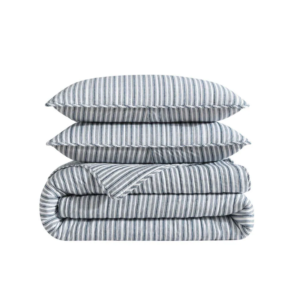 Coleridge Blue Twin Quilt-Sham Set 4 Coleridge Blue Twin Quilt-Sham Set