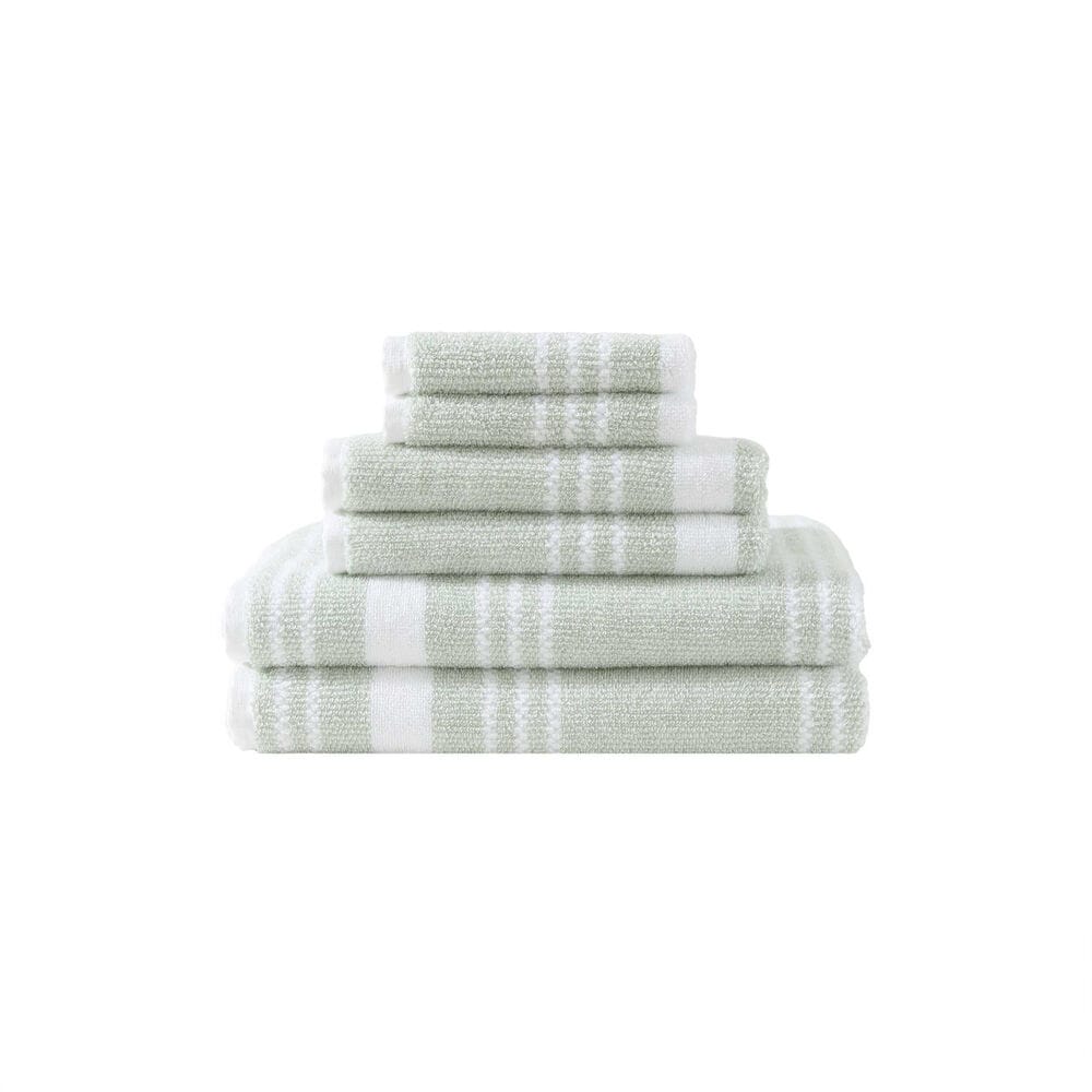 Windward Green 6-Piece Towel Set